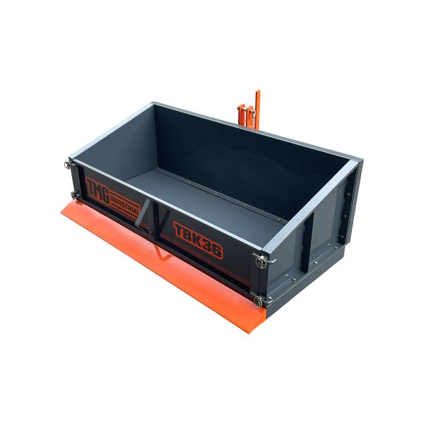 3 Point Hitch Transport Box, Manual Tipping, 25-30 HP Tractors, TMG-TBK36 Cheap