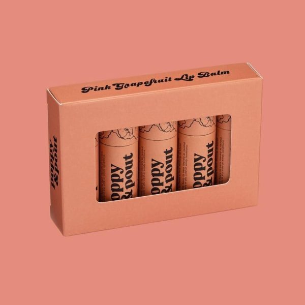 Pink Grapefruit Natural Lip Balm For Cheap - Image 3