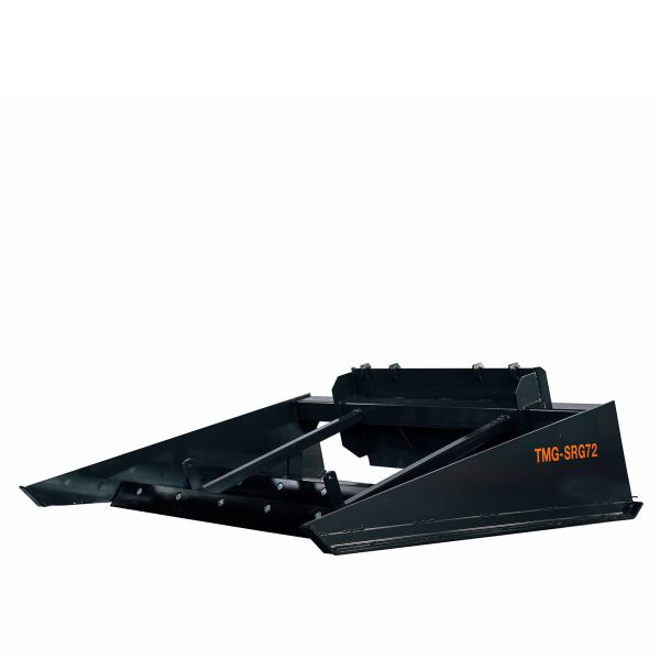 TMG Industrial 72” Skid Steer Road Grader, Bucket Stops w Shackle Holes, Forward Backward Cutting Edges, Grading, Spreading & Leveling, TMG-SRG72 Fashion