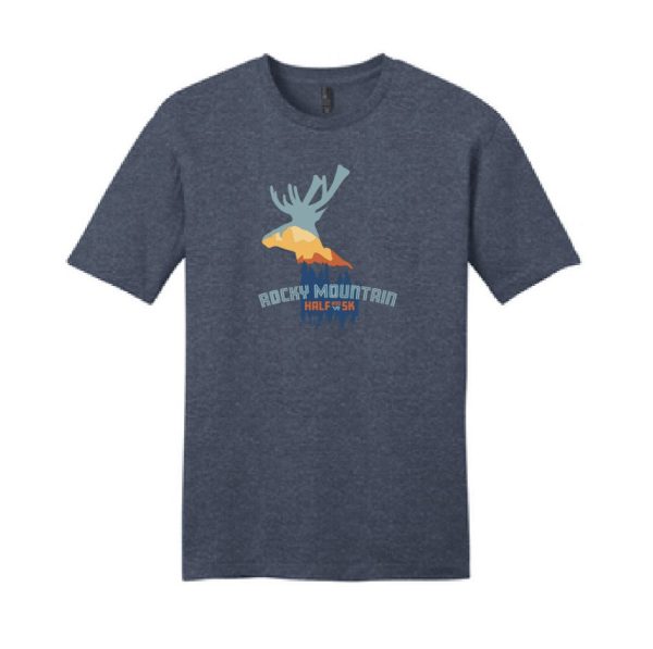Rocky Mountain Half & 5K Large Elk Men s T-Shirt Cheap