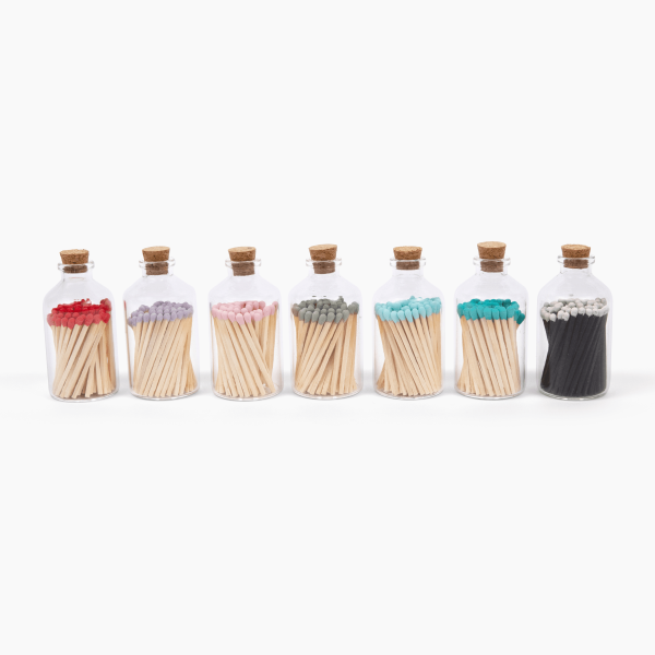 Apothecary Match Glass Jar Online Hot Sale