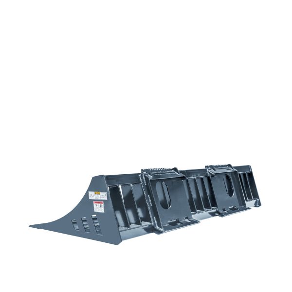 TMG Industrial 72” Skid Steer Rock Skeleton Bucket Attachment, Solid Steel, Universal Mount, 4” Tine Spacing, 45-70 HP, TMG-SB72 Discount - Image 3