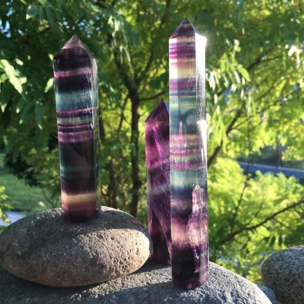 Rainbow Fluorite Point Hot on Sale - Image 5
