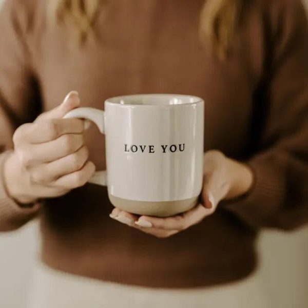 Love You Stoneware Coffee Mug Discount - Image 4