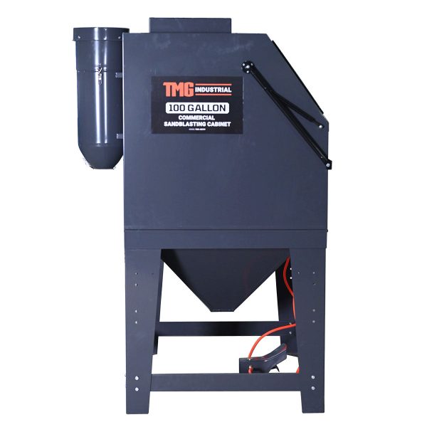 TMG Industrial 265 Gallon 990L Commercial Cabinet Sandblaster, Vacuum Filtration System, Oversized View Window, 125 PSI, 24 CFM, TMG-ABC99 Supply - Image 3
