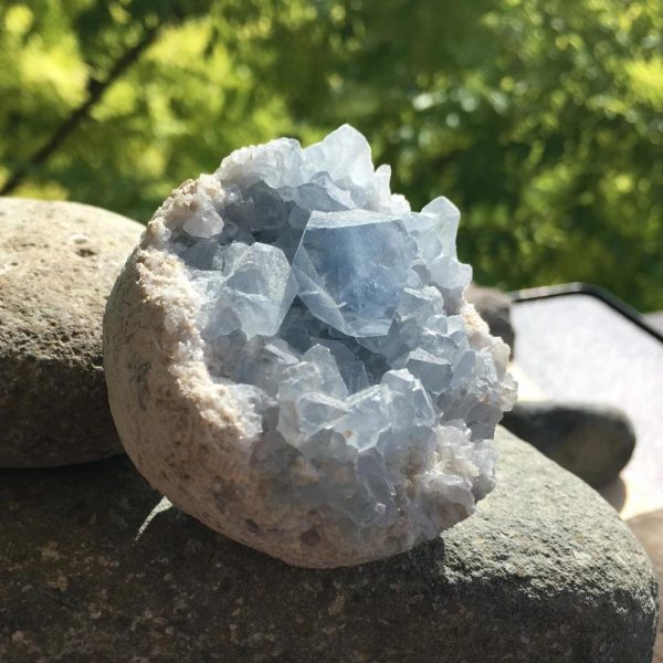 Celestite Geode Cluster Online Sale