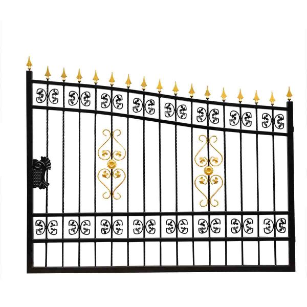 TMG Industrial 16-ft Bi-Parting Deluxe Wrought Iron Ornamental Gate, 100% Solid Forged Steel, Powder Coated, TMG-MG16 Cheap - Image 3