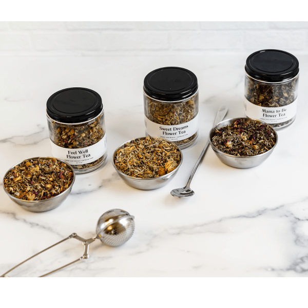 Feel Well Flower Tea - Glass Jar Hot on Sale - Image 3
