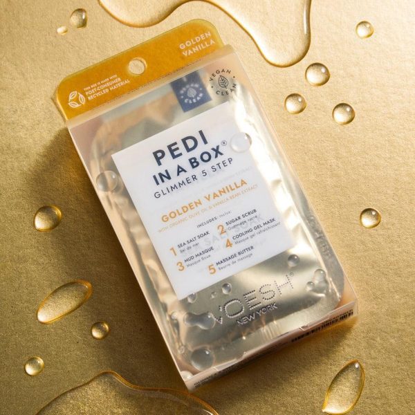 Pedi in A Box - Golden Vanilla Glimmer Online