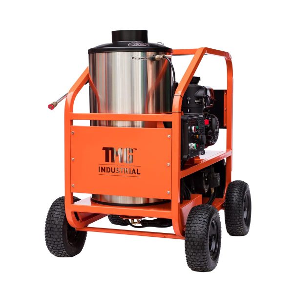 TMG Industrial 2700 PSI Hot Water Pressure Washer, 7 HP Kohler Engine, Oil Fired, Triplex Plunger Pump, 33  High-Pressure Hose, TMG-HW28 Online Sale - Image 2