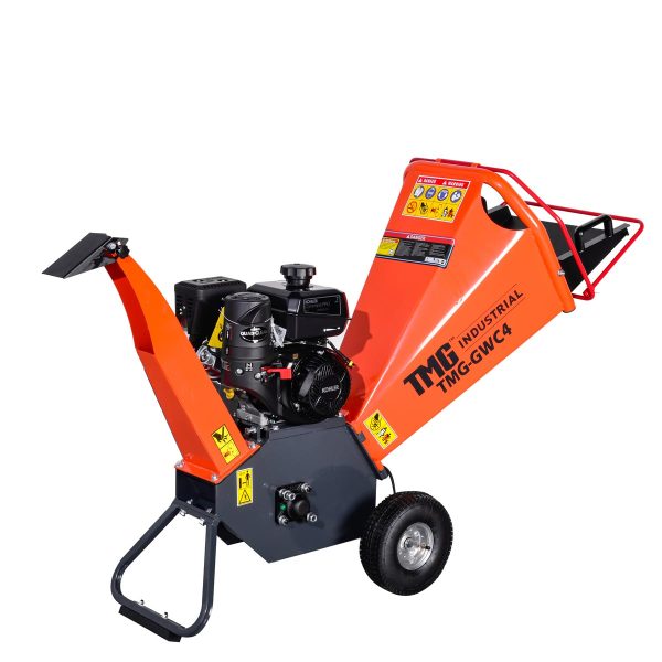 TMG Industrial 4  Wood Chipper Powered by 7 HP Kohler Command Pro Series Engine, 6   Reversible Blades, Dual Belt Drive, TMG-GWC4 Online Hot Sale - Image 5