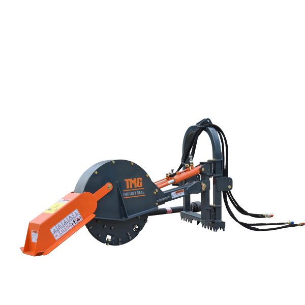 TMG Industrial 26” 3-Point Hitch Stump Grinder,  Category 1 & 2 Hookup, Driveline Shaft Included, 30-50 HP Tractor, TMG-TSG26 Online Sale