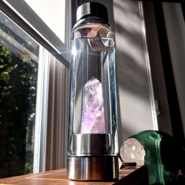 Crystal Water Bottle + Carry Case 💧 Supply