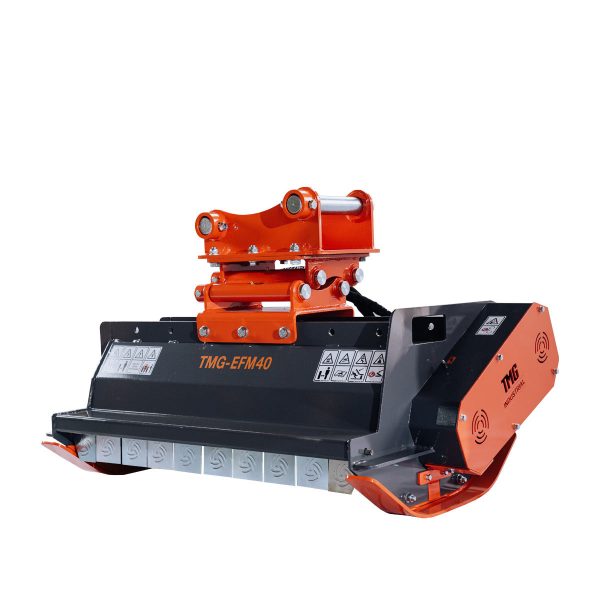 TMG Industrial 40  Excavator Brush Flail Mower, 6 to 8-ton Carrier, 16-21 GPM, TMG-EFM40 Online