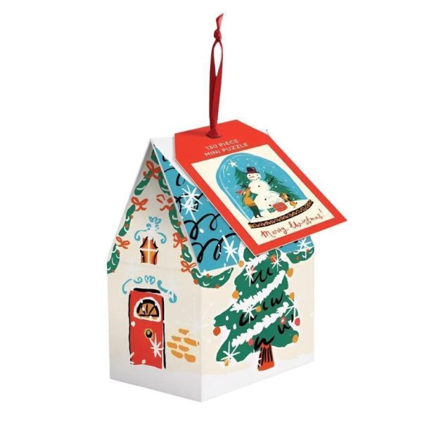 Snow Globe 130 Piece Puzzle Ornament Online now