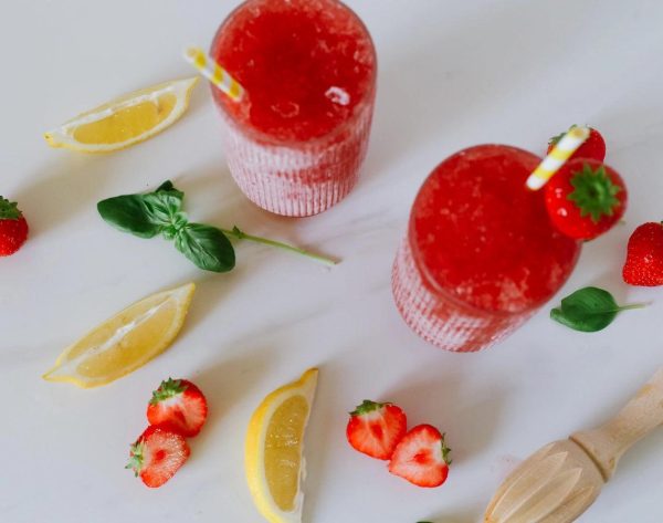 Strawberry Basil Lemonade Craft Cocktail Mix For Sale - Image 4