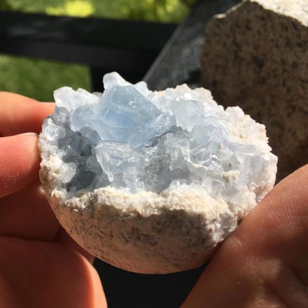 Celestite Geode Cluster Online Sale - Image 4