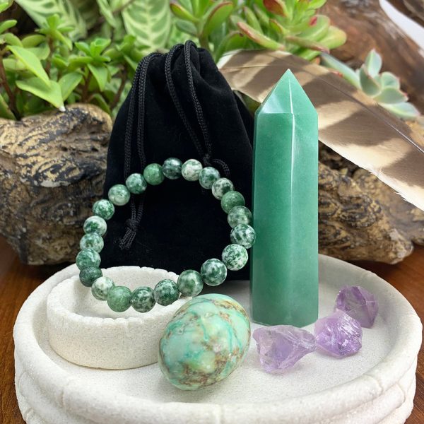 Mala Bracelet & Prosperity Crystal Set 🙏 Cheap - Image 5