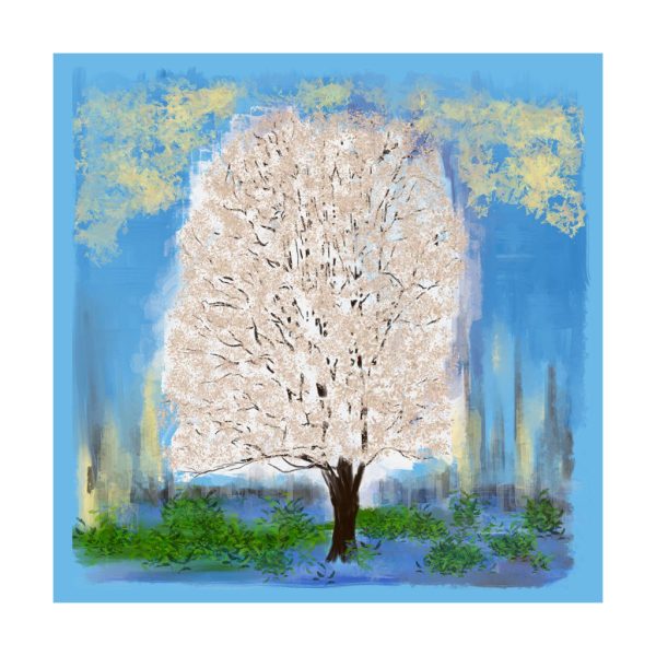 Survivor Tree Square Scarf For Cheap