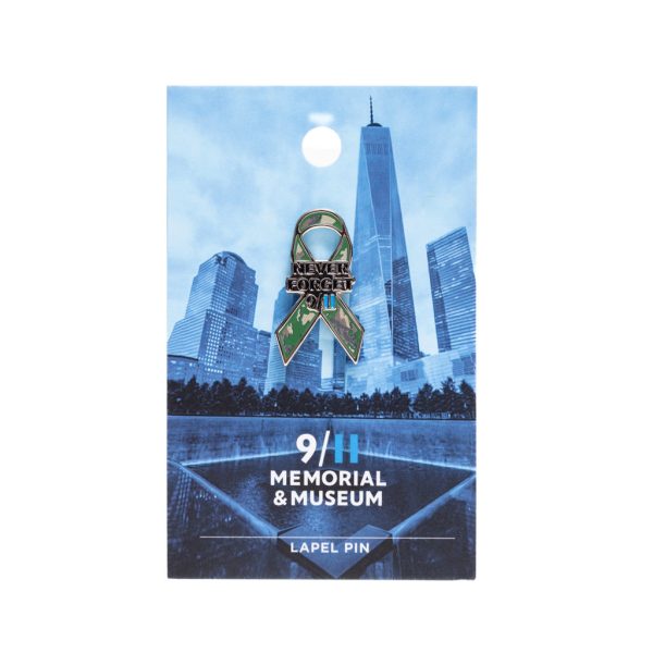 Camo Ribbon Lapel Pin Discount - Image 2