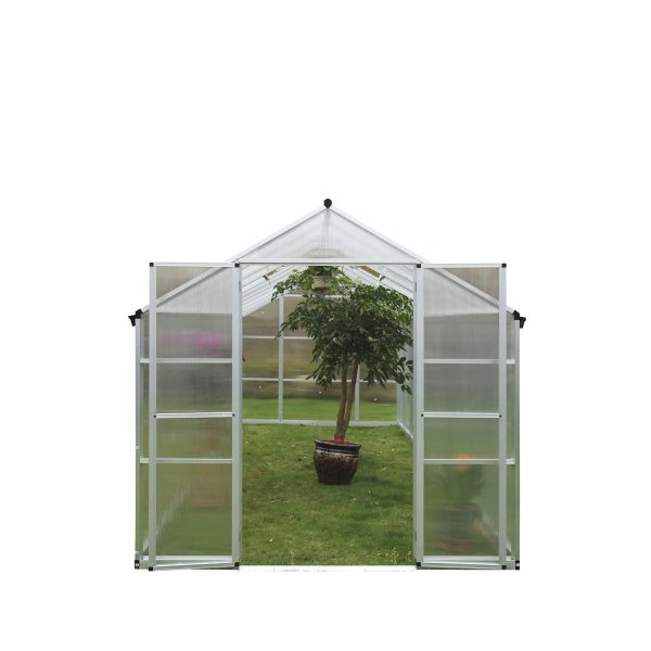TMG Industrial 8  x 20  Aluminum Frame Greenhouse w 4 mm Twin Wall Polycarbonate Panels, UV Protected Panels, TMG-GH820 Online Hot Sale - Image 2