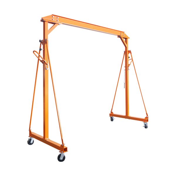 TMG Industrial 2200-lb Adjustable Height All-Steel Gantry Crane, Auto-Lock, 95” Min. Height, 142” Max. Height, Locking Swivel Casters, TMG-AGC11(Previously TMG-AGC10) Online Hot Sale - Image 3
