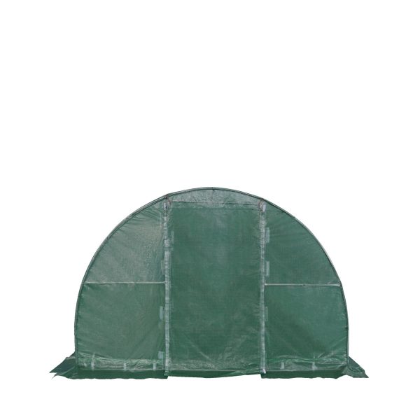 TMG Industrial 10’ x 30’ Tunnel Greenhouse Grow Tent w Ripstop Leno Cover, Cold Frame, Roll-Up Mesh Windows, Round Top Roof, TMG-GH1030R Online - Image 5