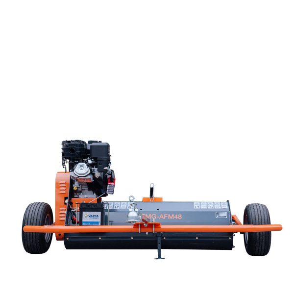 TMG Industrial 48” ATV Tow-Behind Offset Flail Mower, Briggs & Stratton 13.5 HP Engine, Adjustable Mowing Height, 15” Cut Capacity, TMG-AFM48 For Discount - Image 2