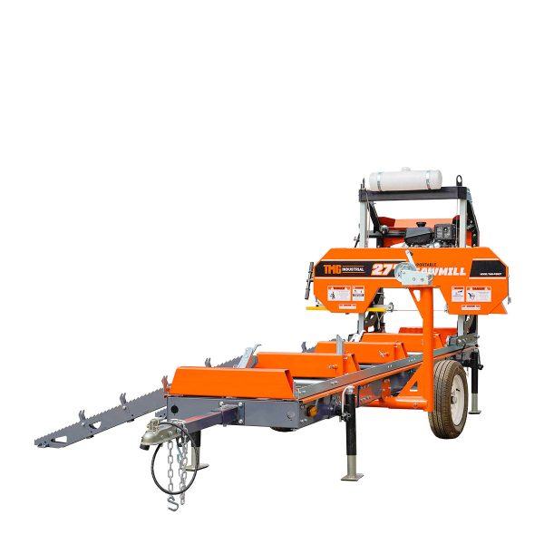 TMG Industrial Log Loading Ramp Kit for Sawmill Trailer PSM27, Mast Boom, 70” Ramp Length, 3800-lb Load Capacity, TMG-PSM27-Lramp Fashion - Image 3