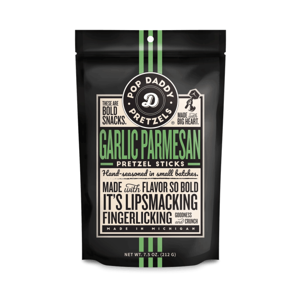 Garlic Parmesan Seasoned Pretzels Online Sale