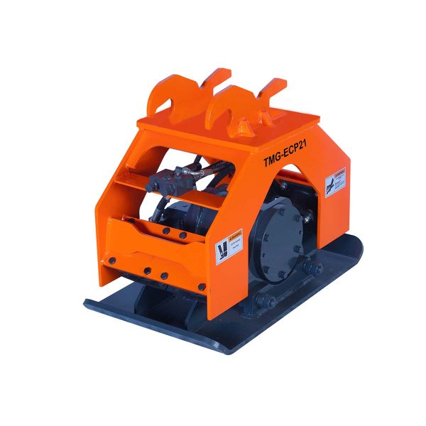 TMG Industrial 8,800-lbf Hydraulic Plate Compactor, 2-4 Ton Excavator Weight, 19” Compact Capacity, TMG-ECP21 Hot on Sale - Image 2