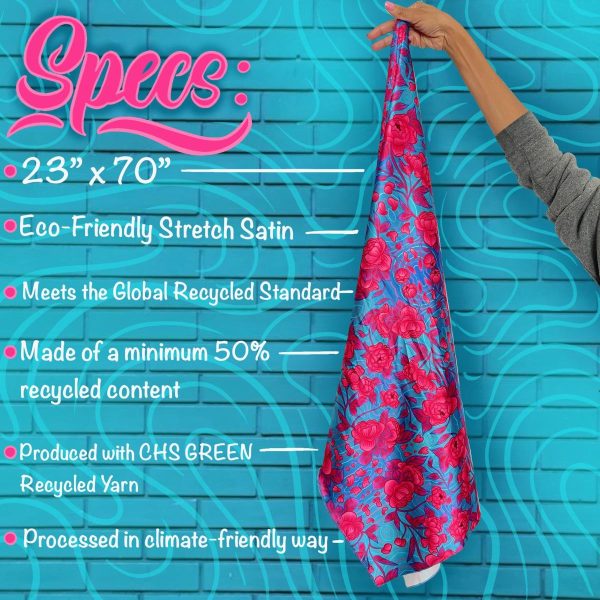 Satin Headwrap - Cerulean Crush Sale - Image 4