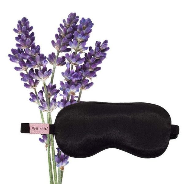 Satin Weighted Eye Mask - Lavender Discount