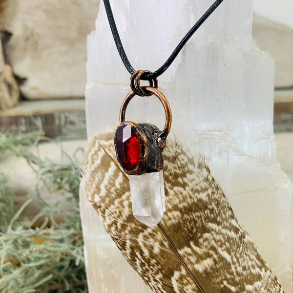 Quartz + Corundum Soldered Pendant For Discount - Image 2