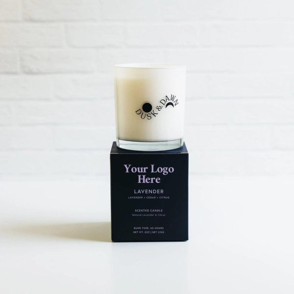Custom Logo Deluxe Soy Candle - 8oz - Private Label For Sale - Image 2