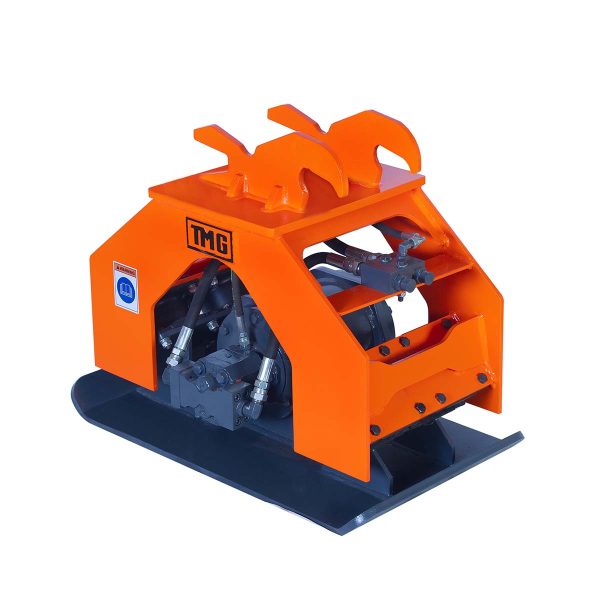 TMG Industrial 8,800-lbf Hydraulic Plate Compactor, 2-4 Ton Excavator Weight, 19” Compact Capacity, TMG-ECP21 Hot on Sale