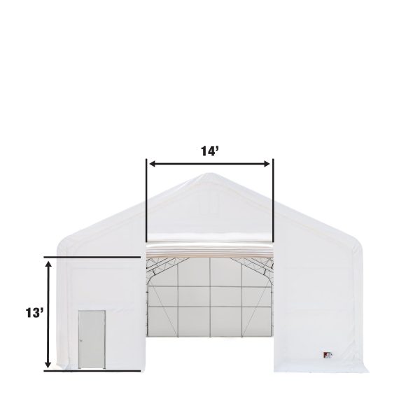 TMG Industrial Pro Series 30  x 40  Dual Truss Storage Shelter with Heavy Duty 17 oz PVC Cover, TMG-DT3041-PRO Supply - Image 4