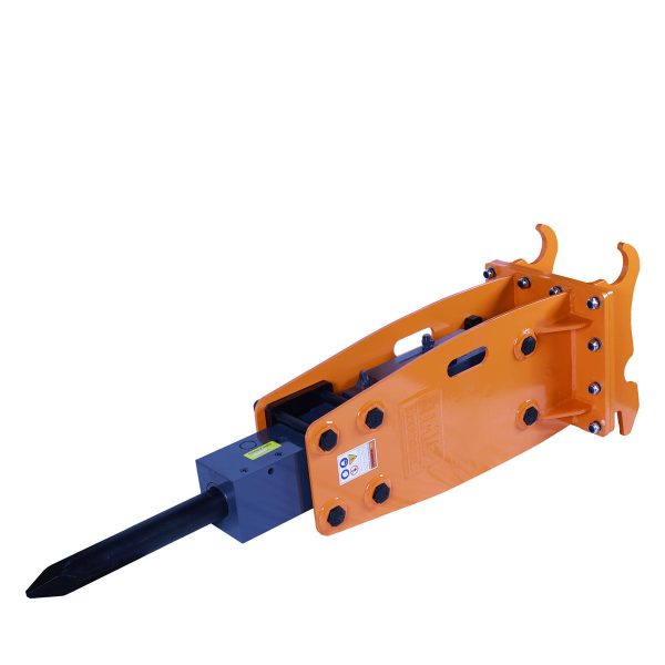 TMG Industrial 4-7 Ton Excavator Backhoe Hydraulic Breaker, Quick Change (Q C) Lugging, 2-3 4” Moil Point Chisel, 600 J Impact Energy, TMG-HB70Q Cheap